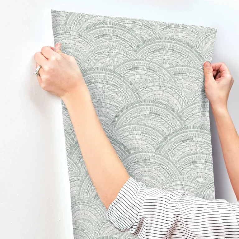 Encircle Geometric Wallpaper - Sea Green — Ảnh 5
