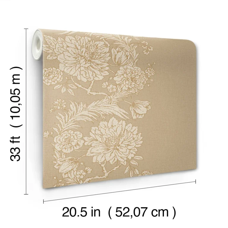 Chris Loves Julia Gisela Floral Columns Wallpaper - Neutral — Ảnh 7