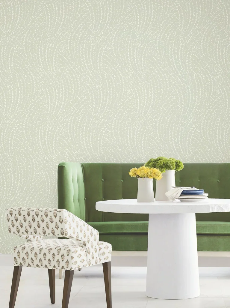Willow Song Botanical Wallpaper - Sage — Image 3