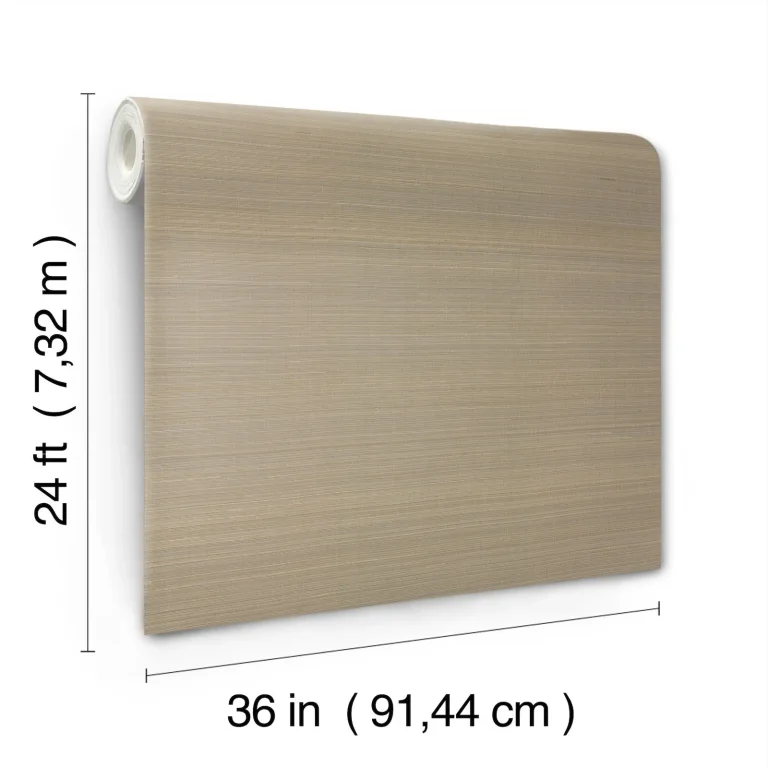 Ronald Redding Abaca Weave Wallpaper - Taupe — Ảnh 5