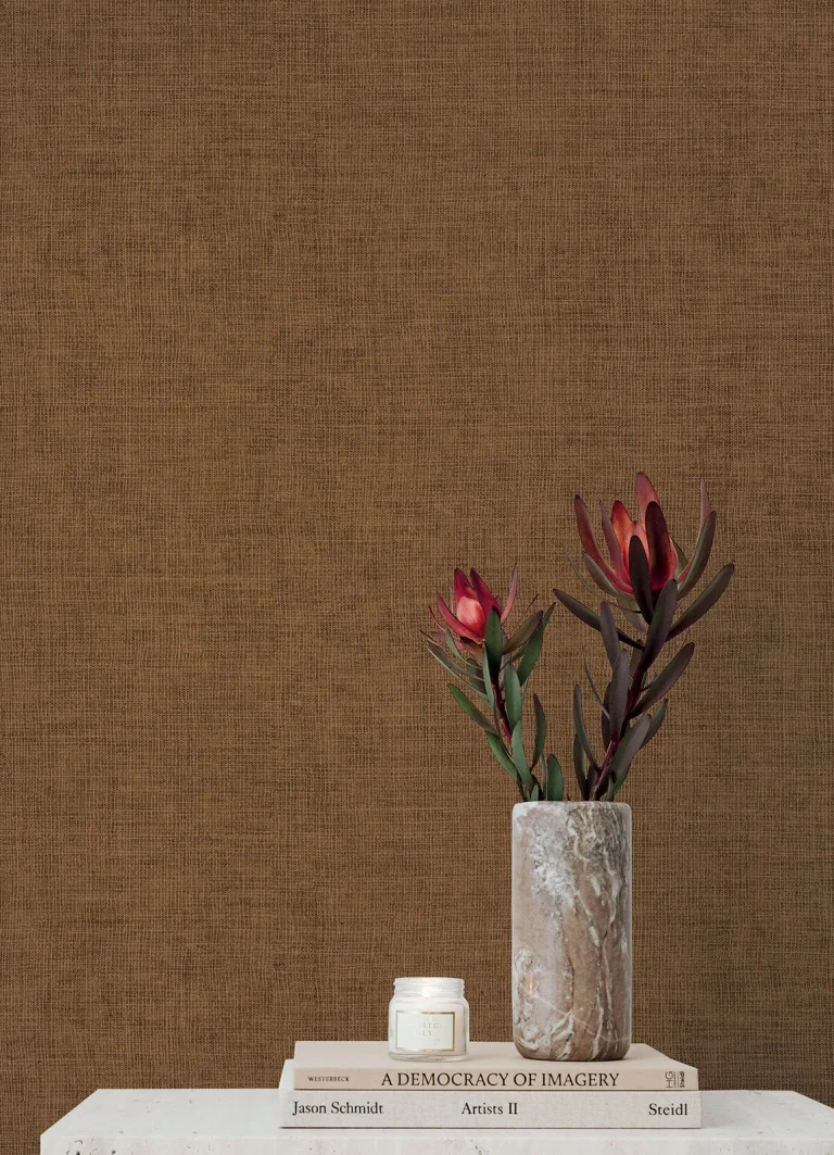Alba Open Weave Wallpaper - Copper — Ảnh 5