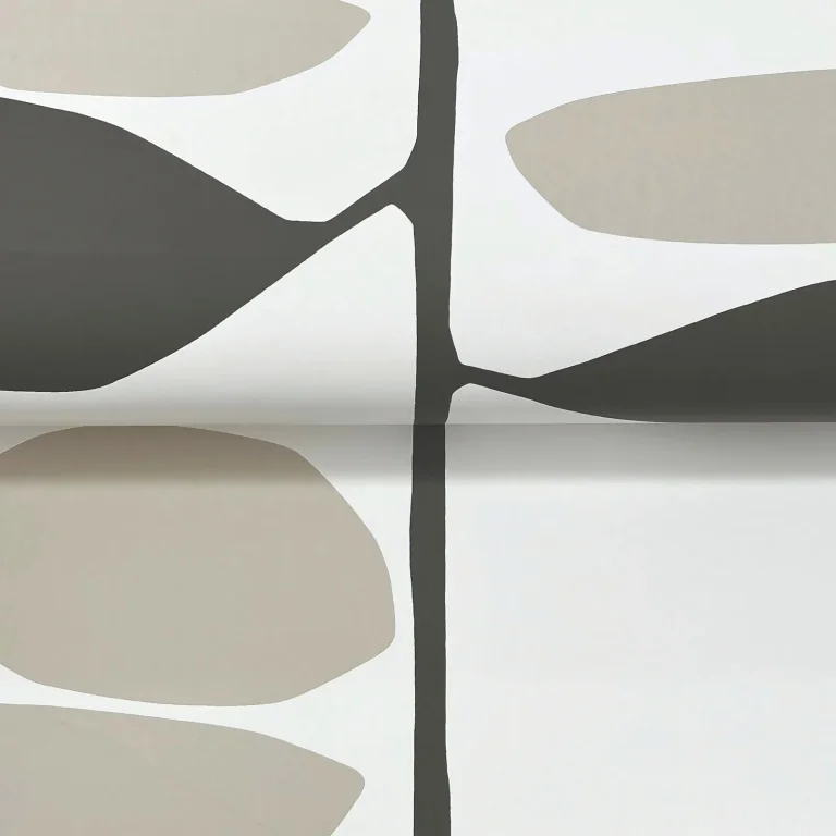 Sculpted Vines Wallpaper - Carbon & Linen — Ảnh 7