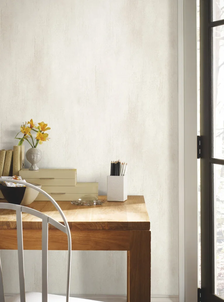 Stucco Finish Wallpaper - Baked Clay — Ảnh 3
