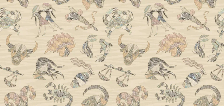 Constellations Wallpaper - Cream/Multi — Ảnh 5