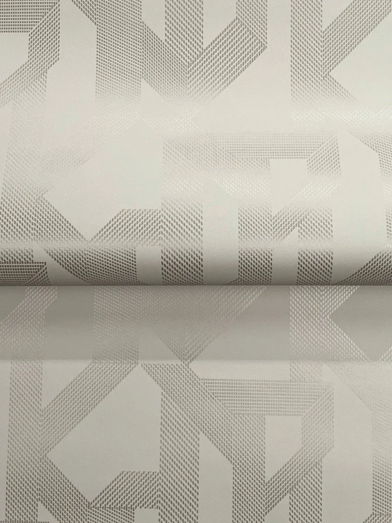 Franz Geometric Wallpaper - Dove — Ảnh 4