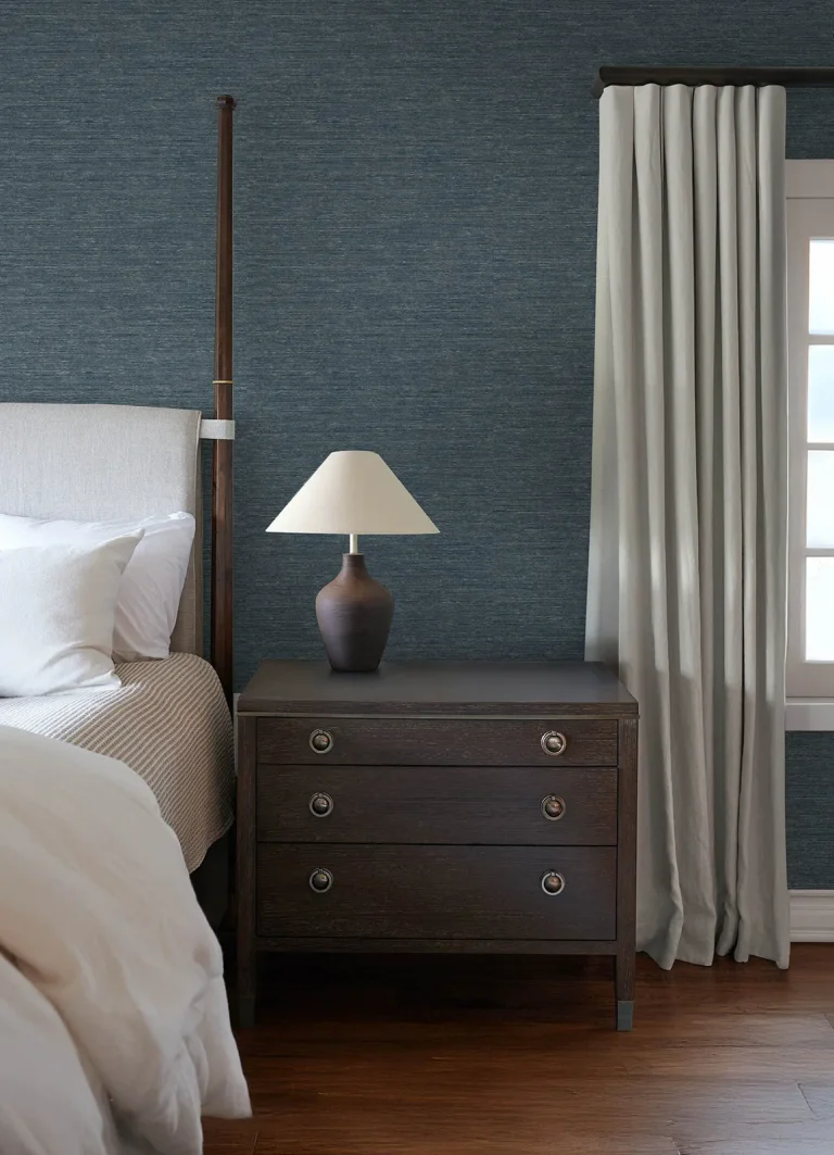 Chris Loves Julia Roderick Textured Wallpaper - Dark Blue — Ảnh 3