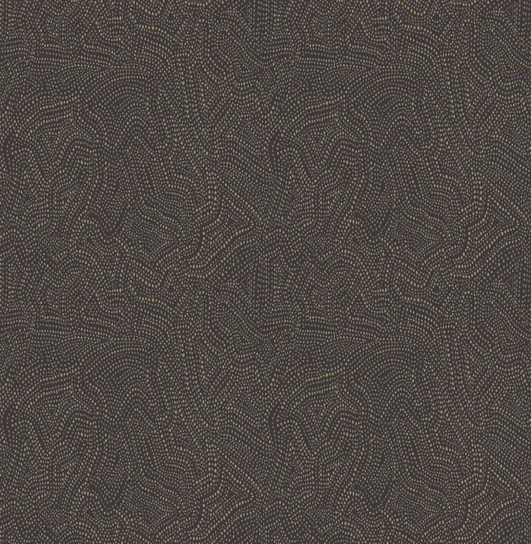 Hollenback Dotted Abstract Wallpaper - Black