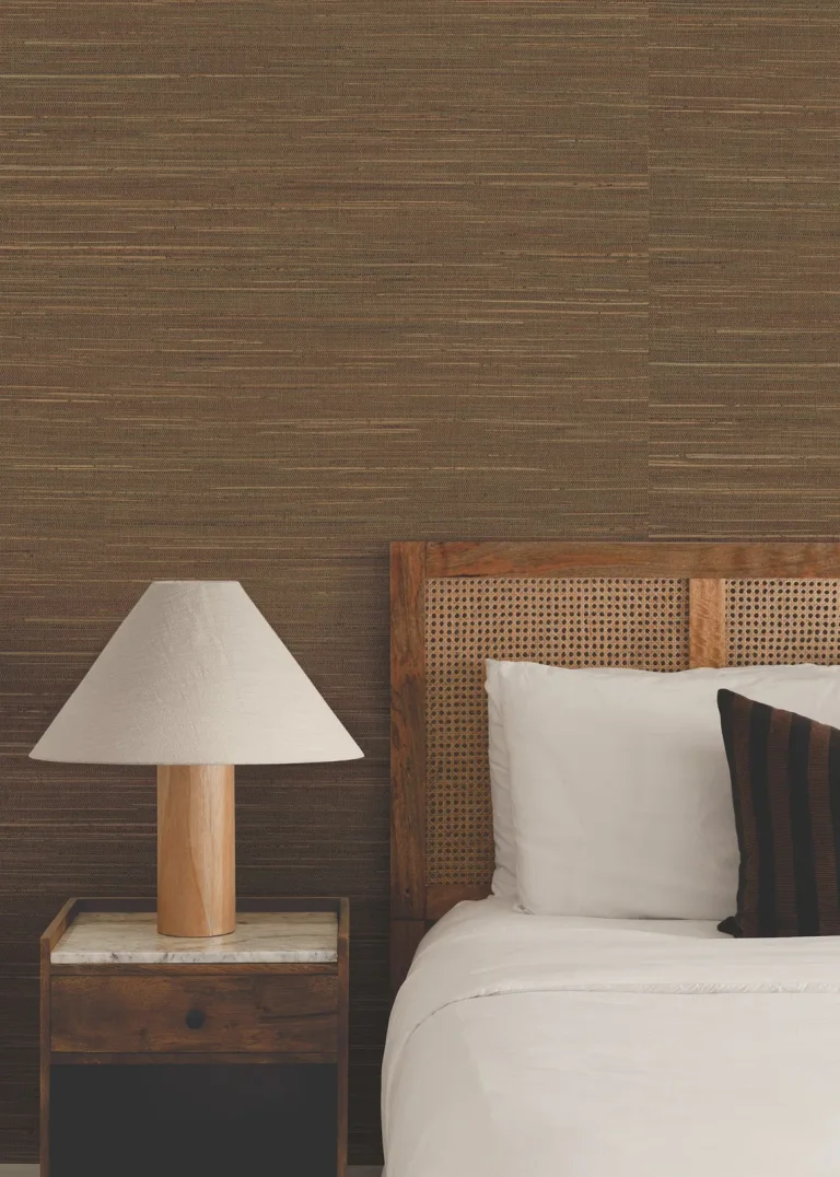 Ronald Redding Multicolored Hemp Wallpaper - Brown — Ảnh 4