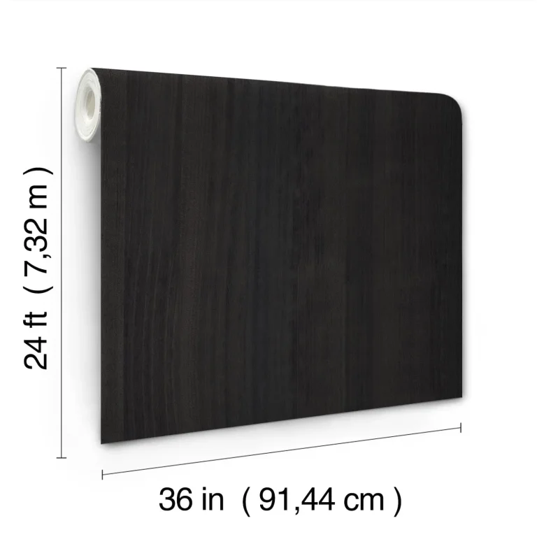 Ronald Redding Wood Veneer Wallpaper - Lead — Ảnh 3
