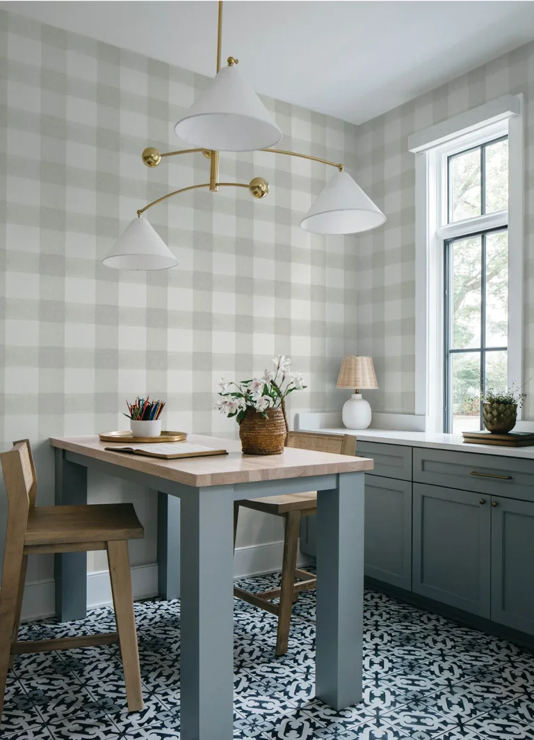 Chesapeake Thorpe Wallpaper - Light Grey — Ảnh 5