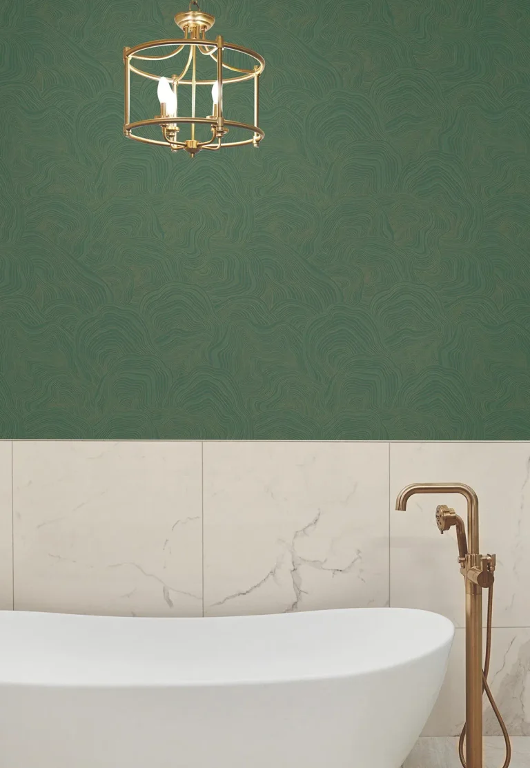 Ronald Redding Geodes Wallpaper - Green — Ảnh 6