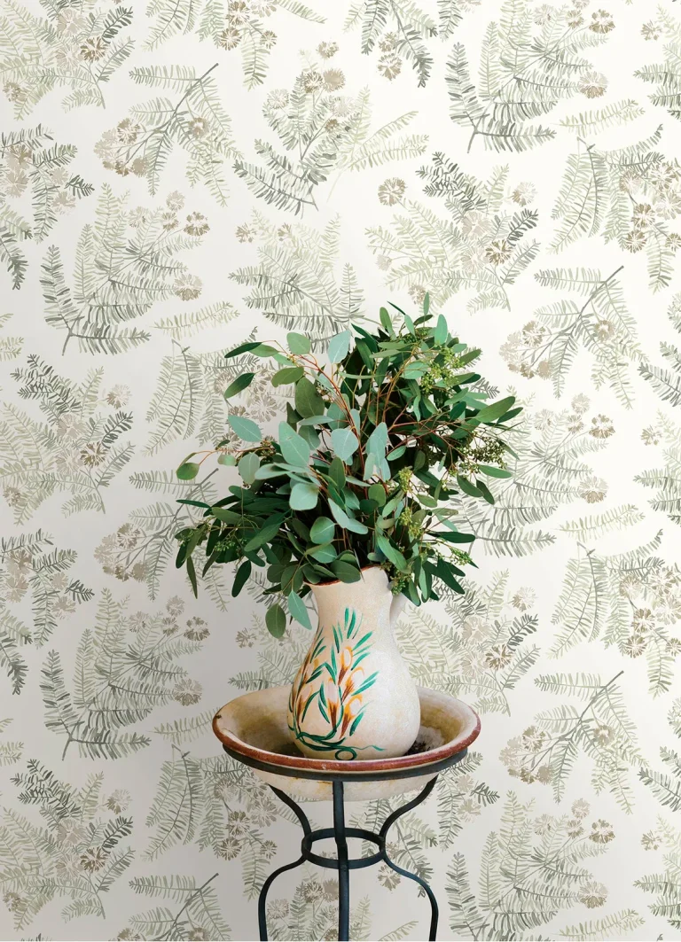 Chesapeake Frith Botanical Wallpaper - Green — Ảnh 4