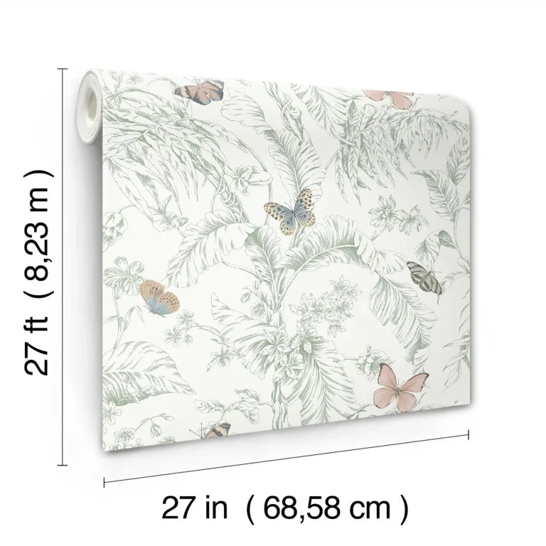 Papillon Wallpaper - Blush — Ảnh 8