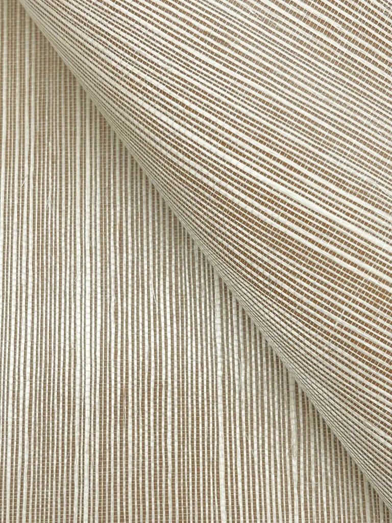 Ronald Redding Maguey Sisal Grasscloth Wallpaper - Almond — Image 3