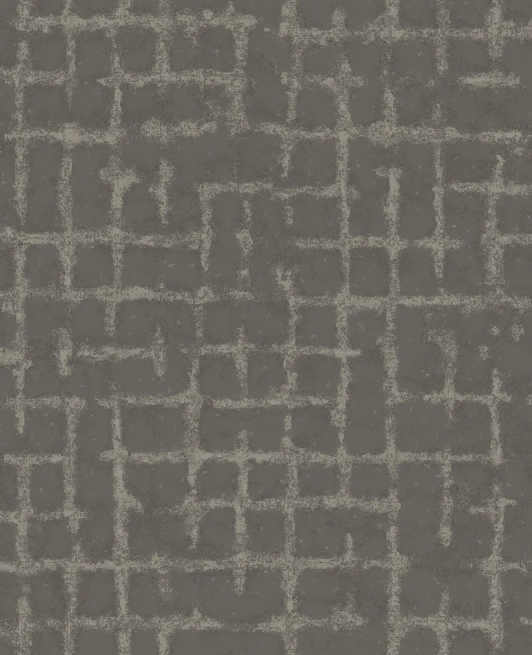 Shea Distressed Geometric Wallpaper - Charcoal — Ảnh 2