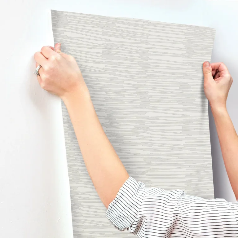 Water Reed Thatch Wallpaper - Dove/Silver — Ảnh 7
