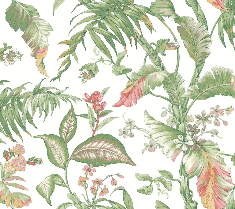 Fiji Garden Peel and Stick Wallpaper - Pink — Ảnh 3