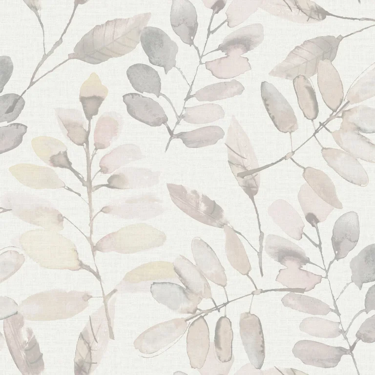 Chesapeake Pinnate Leaves Wallpaper - Blush — Ảnh 3