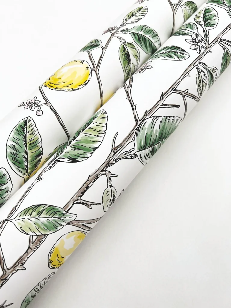 Limoncello Toile Wallpaper - Green — Ảnh 8