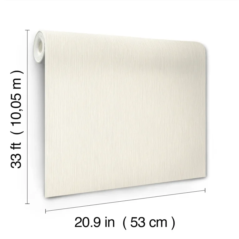 Oren Shimmering Striations Wallpaper - Ivory — Ảnh 3