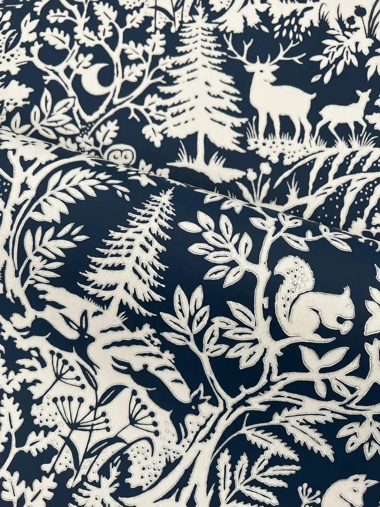 Chesapeake Alrick Forest Venture Wallpaper - Navy — Ảnh 6