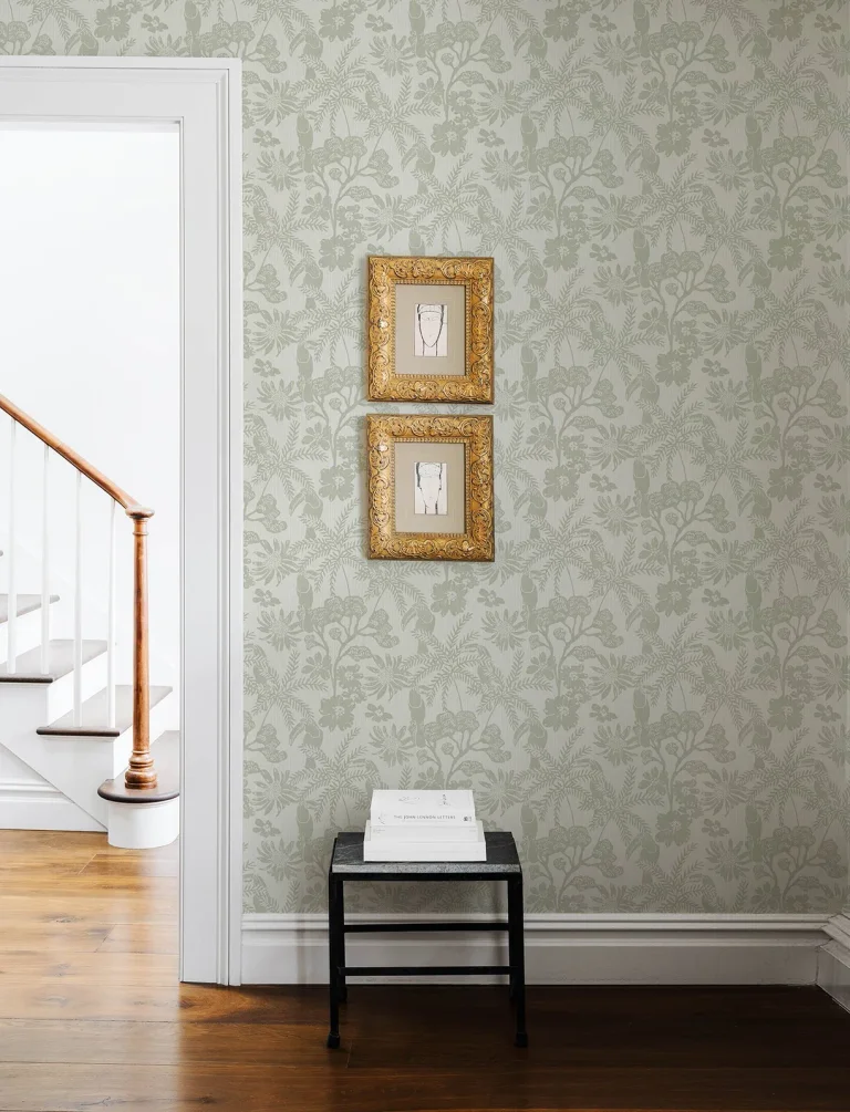 Jacaranda Tropical Trail Wallpaper - Sage — Image 6