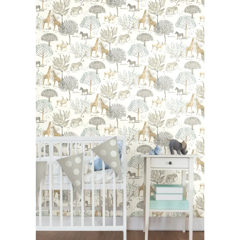 On the Savanna Wallpaper - Neutral — Ảnh 8