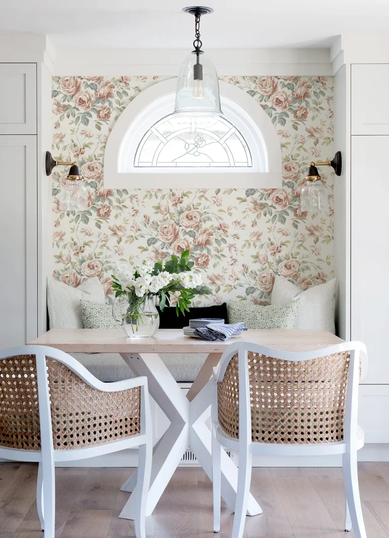 Chesapeake Manon Rose Stitch Wallpaper - Blush — Ảnh 3