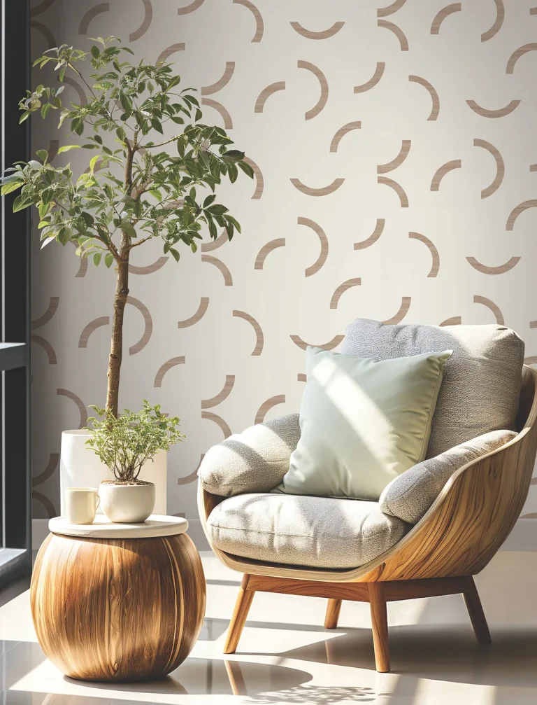 Lunula Wallpaper - Clay — Image 2