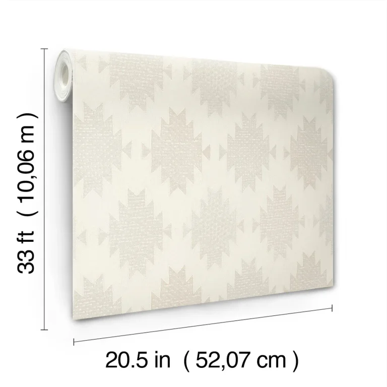 Chesapeake Stitched Heirloom Wallpaper - White — Ảnh 7