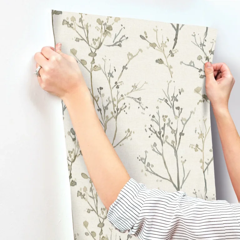 Silverling Budding Branches Wallpaper - Neutral — Ảnh 5