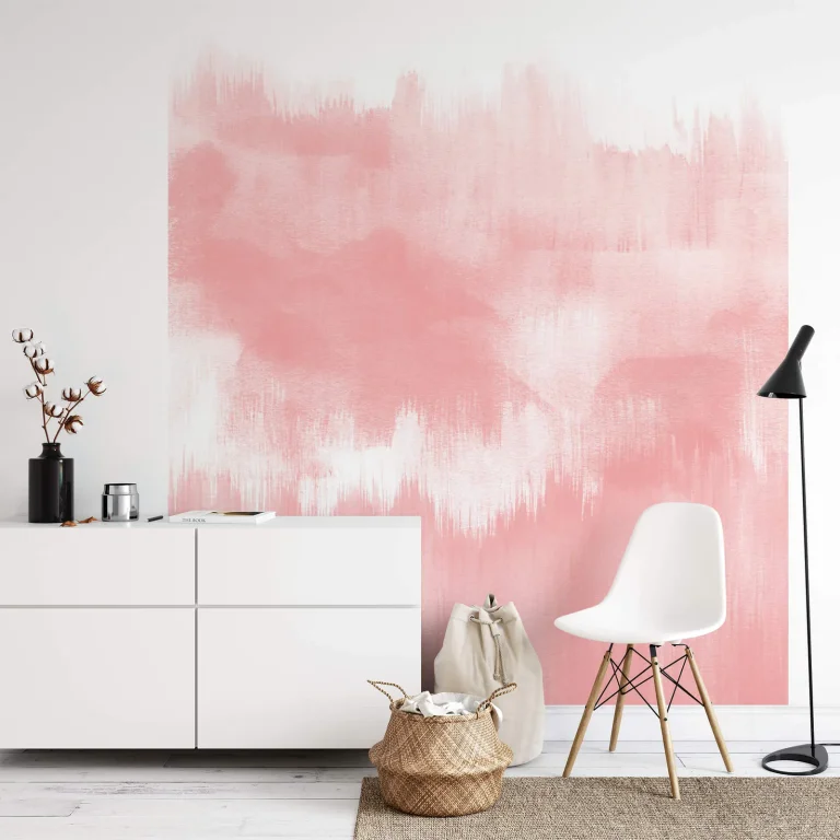 Brush Strokes Pink - Wall Mural 5479 - 4 Panel - 192cm x 260cm