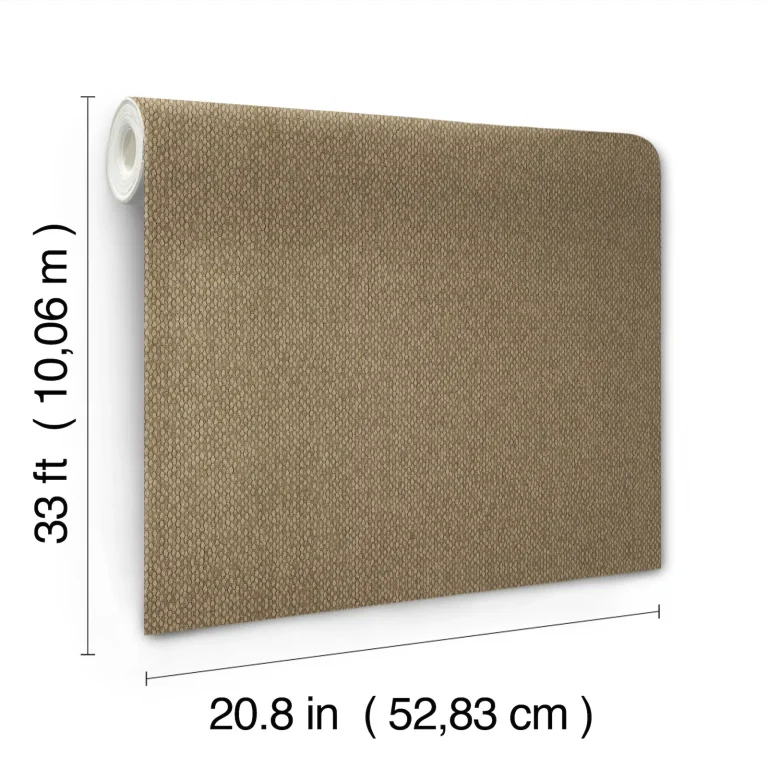 Stretched Hexagons Wallpaper - Burnished Copper — Ảnh 2