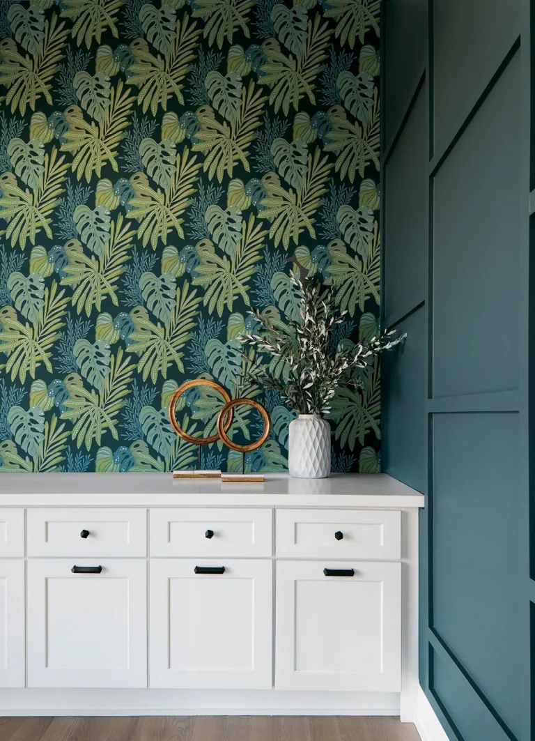 Alocasia Tropical Foliage Wallpaper - Green — Ảnh 4