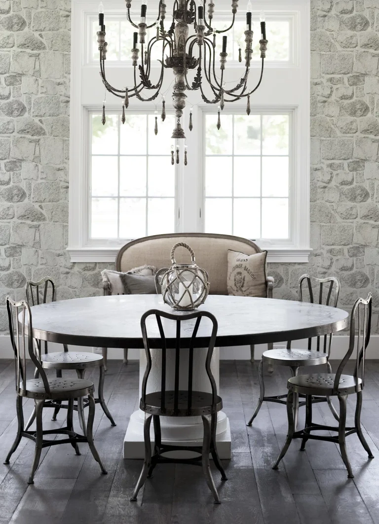 Chesapeake Axelle Stone Wallpaper - White — Ảnh 2