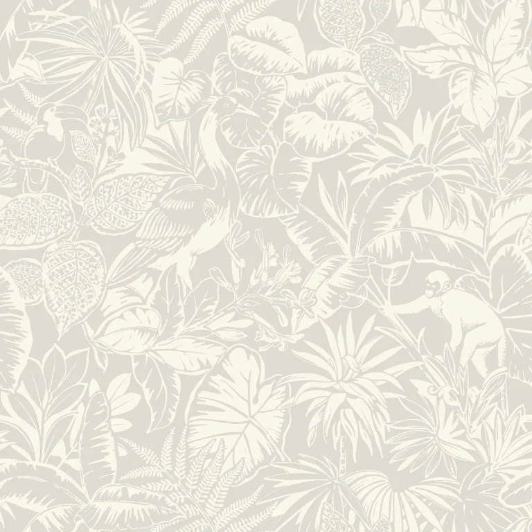 Chesapeake Corcovado Jungle Jamboree Wallpaper - Grey — Ảnh 3
