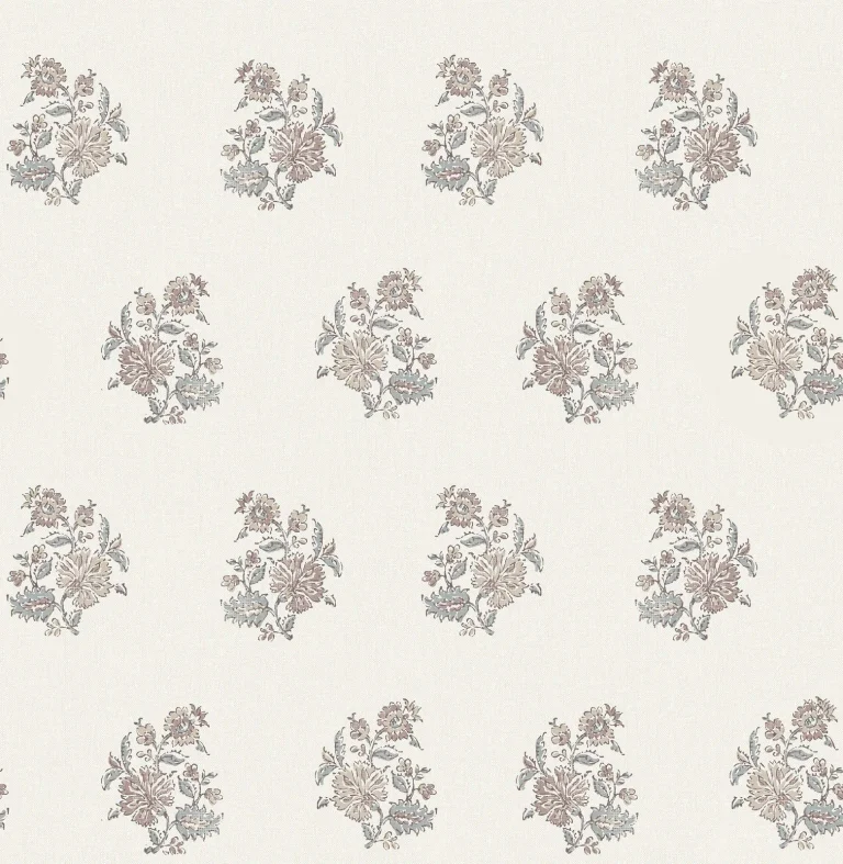 Overbrook Bouquet Toss Wallpaper - Plum — Ảnh 3