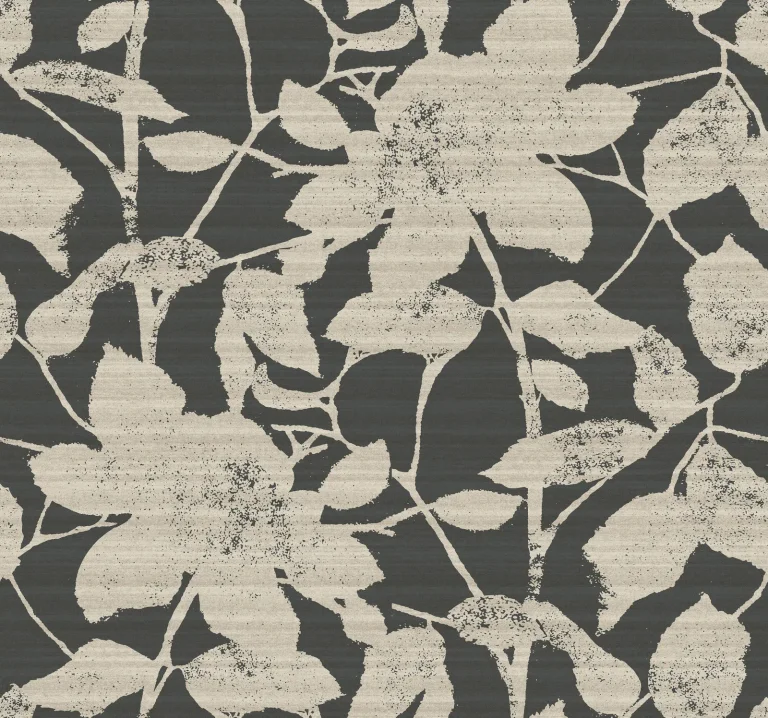 Solange Botanical Wallpaper - Black — Ảnh 4