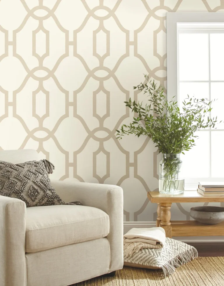 Magnolia Home Woven Trellis Wallpaper - Embossed Letter — Ảnh 3
