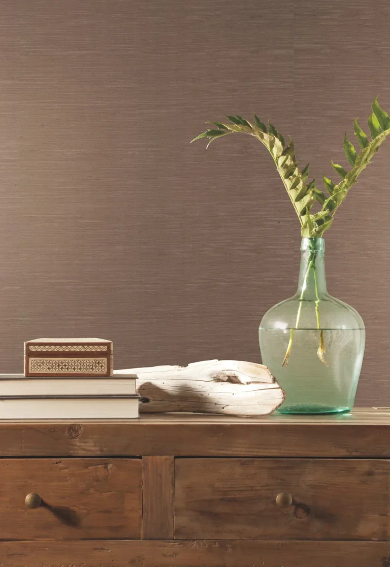 Plain Sisal Wallpaper - Taupe — Ảnh 2