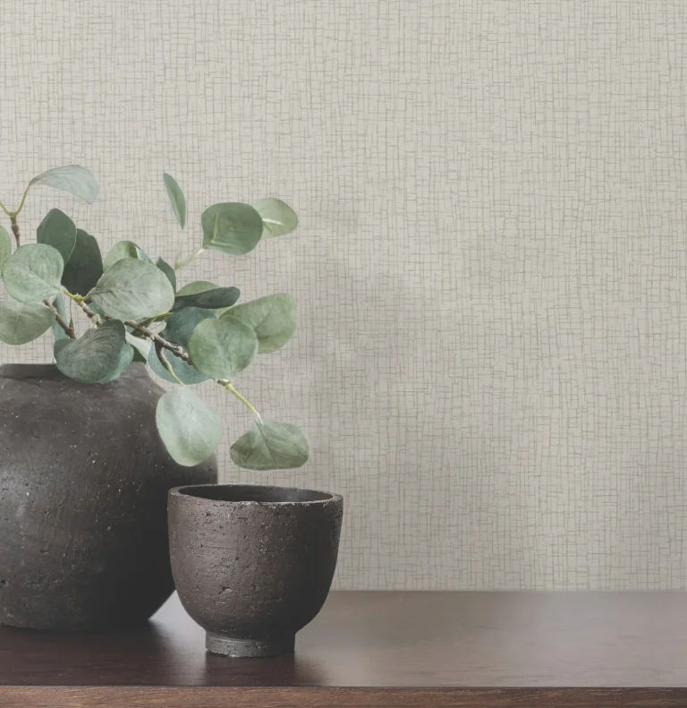 Aden Linear Abstract Wallpaper - Light Grey — Image 4