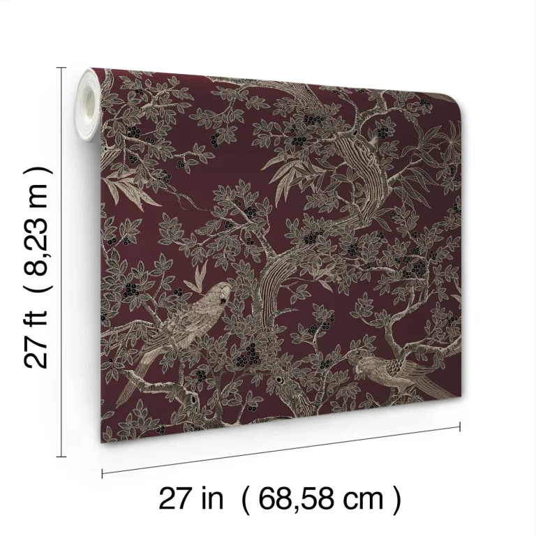 Ronald Redding Regal Ridge Trailing Tree Wallpaper - Plum — Ảnh 4