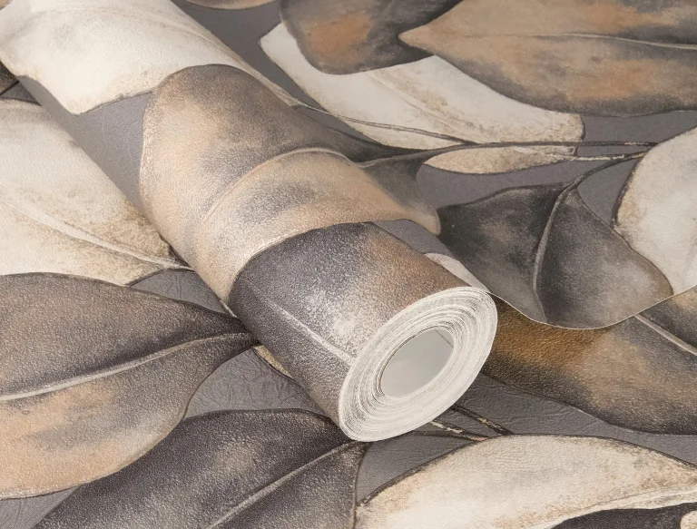 Evanthe Vine Wallpaper - Charcoal — Ảnh 6