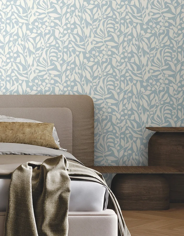 Olive Mill Wallpaper - Sky Blue — Ảnh 3