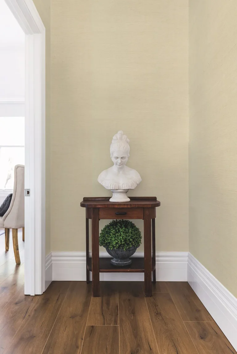 Sisal Grasscloth Wallpaper - Gray/Taupe — Ảnh 7