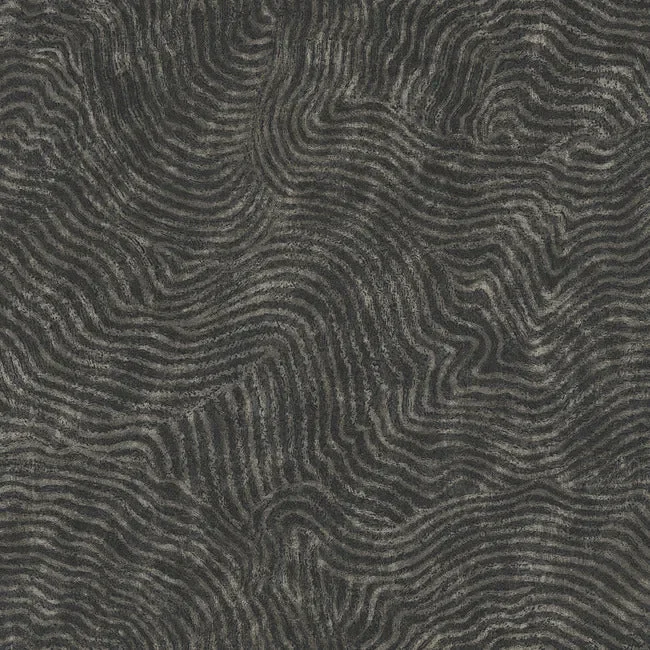 Modern Wood Wallpaper - Black — Ảnh 5