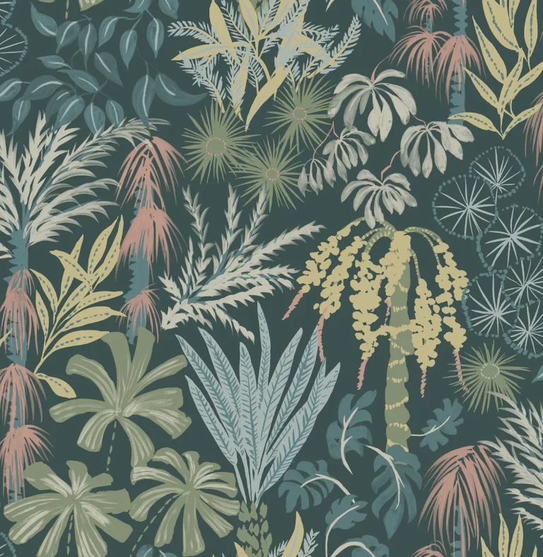 Everglades Wallpaper - Dark Green — Ảnh 2