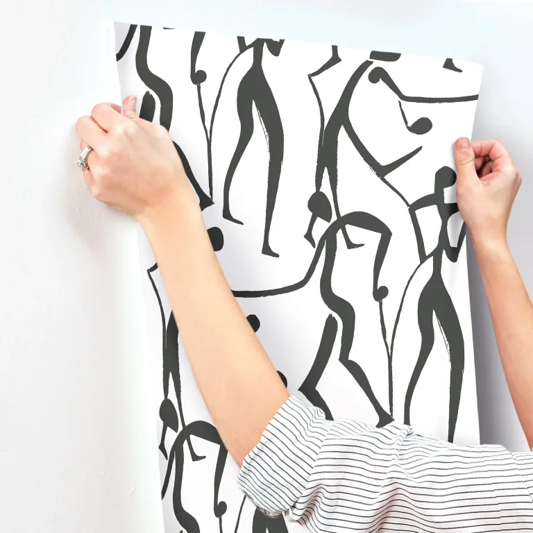 Joyful Dancers Wallpaper - Carbon Black — Ảnh 6