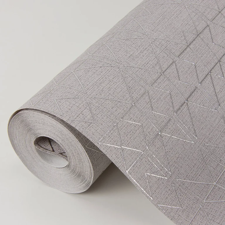 Paititi Diamond Trellis Wallpaper - Silver — Ảnh 2