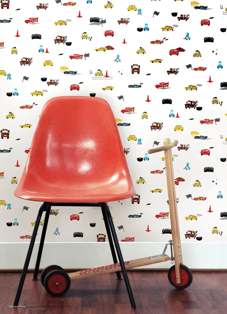 Disney & Pixar Cars Racing Peel and Stick Wallpaper - Red — Ảnh 4